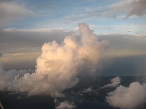 Tropical cumulus over Martinique